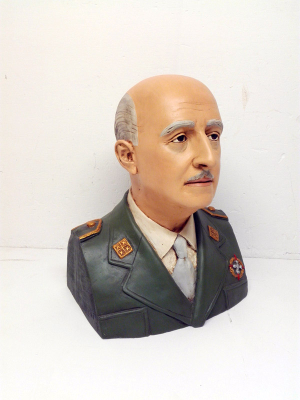 busto cabeza franco +gorra textil yeso 41-47x 25x32.5 1u